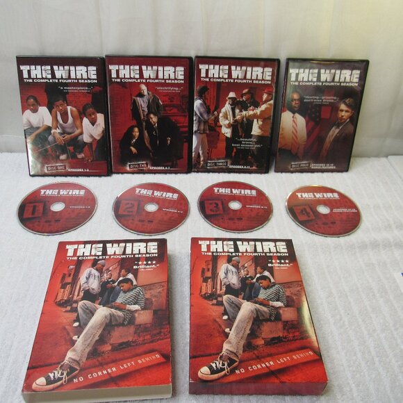 Other - The Wire TV Series Show DVD The Complete Fourth Season 2007 4 Disc Set Crime